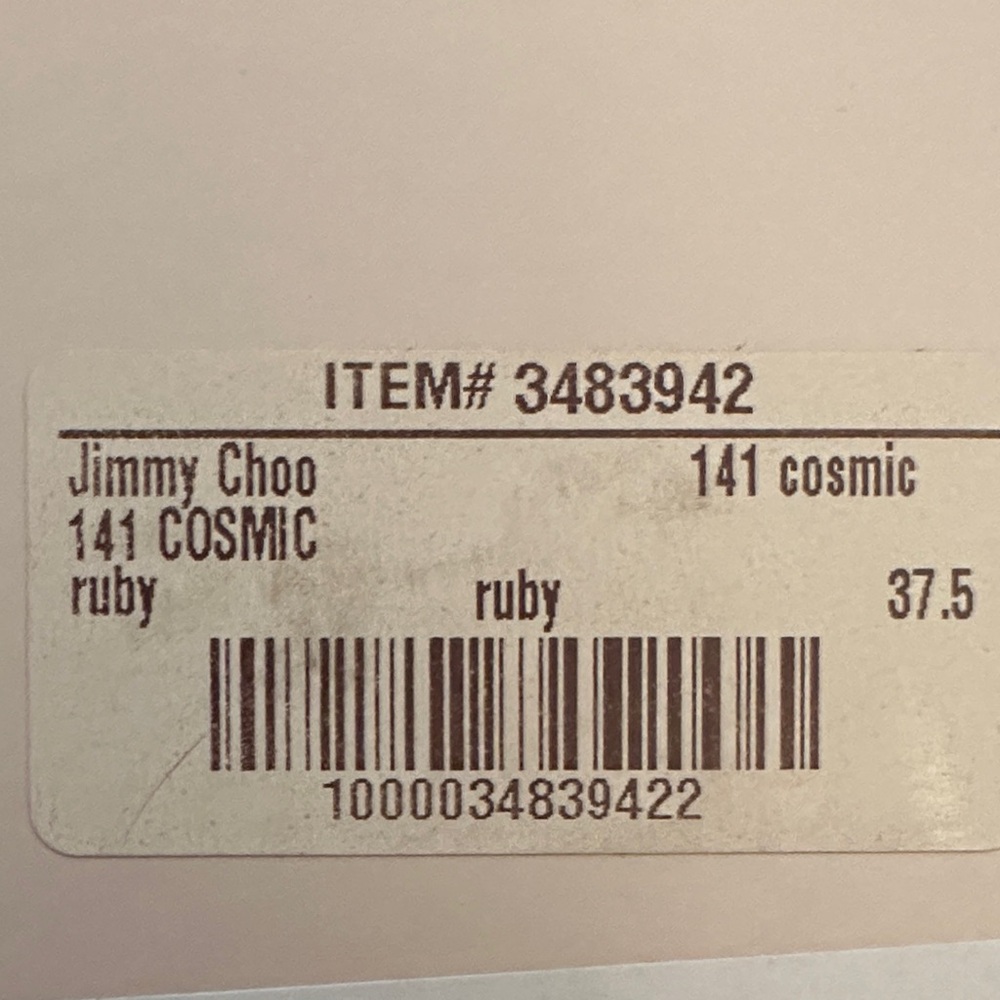 Like New Jimmy Choo Ruby Red Patent Leather Platform Pumps - Picture 3 of 4